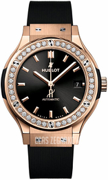 Hublot Classic Fusion Czarny/Guma Ø38 mm 565.OX.1480.RX.1204