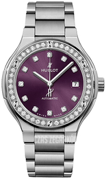 Hublot Classic Fusion Purpurowy/Tytan Ø38 mm 568.NX.897V.NX.1204