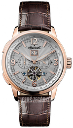 Ingersoll The Regent Srebrny/Skóra Ø47 mm I00303