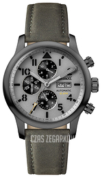 Ingersoll The Hatton Szary/Skóra Ø46 mm I01401