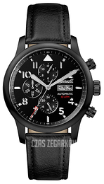 Ingersoll The Hatton Czarny/Skóra Ø46 mm I01402