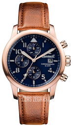 Ingersoll The Hatton Niebieski/Skóra Ø44 mm I01502