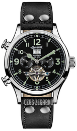 Ingersoll The Armstrong Czarny/Skóra Ø45 mm I02102