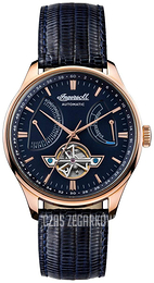 Ingersoll Niebieski/Skóra Ø44 mm I04608