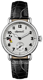 Ingersoll The Trenton Srebrny/Skóra Ø34 mm ID00101