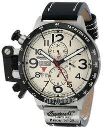 Ingersoll Bison Beżowy/Skóra Ø52 mm IN1607CR