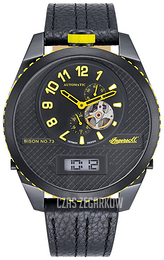 Ingersoll Bison Czarny/Skóra Ø55 mm IN1716BBKY