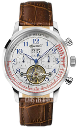 Ingersoll Srebrny/Skóra Ø44 mm IN2002WH