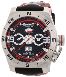 Ingersoll Bison Czarny/Skóra Ø52 mm IN3603BK