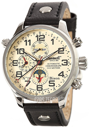 Ingersoll Bison Żółty/Skóra Ø47 mm IN6106CR