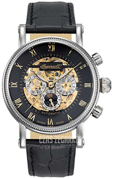 Ingersoll Czarny/Skóra Ø43 mm IN7911BK