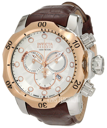 Invicta Reserve Srebrny/Skóra Ø52 mm 0359BBB