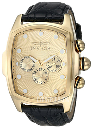 Invicta Lupah Żółte złoto/Skóra 1028