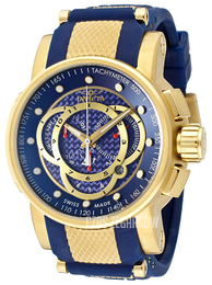 Invicta S1 Niebieski/Stal w odcieniu złota Ø48 mm 10564