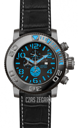 Invicta Sea Hunter Czarny/Skóra Ø58 mm 10696