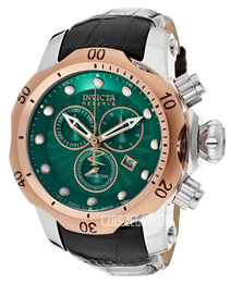 Invicta Venom Zielony/Skóra Ø46 mm 10812