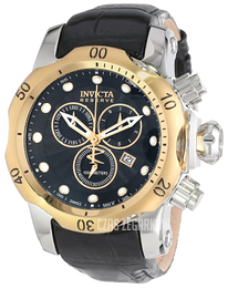 Invicta Venom Czarny/Skóra Ø46 mm 10815