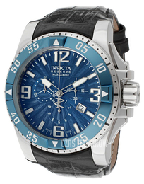 Invicta Excursion Niebieski/Skóra Ø50 mm 10911