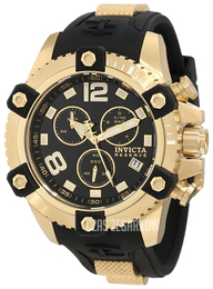 Invicta Reserve Czarny/Stal w odcieniu złota Ø48 mm 11172