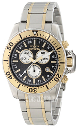 Invicta Pro Diver Czarny/Stal w odcieniu złota Ø44 mm 11285