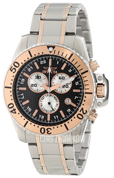Invicta Pro Diver Czarny/Stal w kolorze różowego złota Ø44 mm 11286