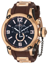 Invicta Russian Diver Czarny/Stal w kolorze różowego złota Ø52 mm 11364