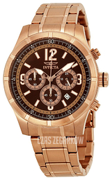Invicta Specialty Brązowy/Stal w kolorze różowego złota Ø45 mm 11378