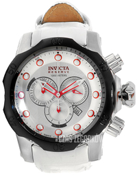Invicta Venom Reserve Srebrny/Skóra Ø53.7 mm 11855