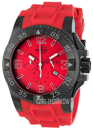 Invicta Excursion Czerwony/Guma Ø49.5 mm 11922