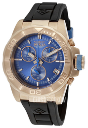 Invicta Pro Diver Niebieski/Guma Ø44 mm 12158X