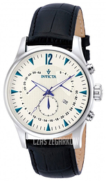 Invicta Vintage Biały/Skóra Ø43 mm 12234