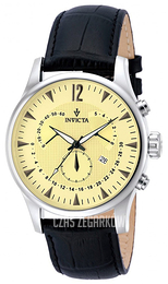 Invicta Vintage Żółty/Skóra Ø45 mm 12237
