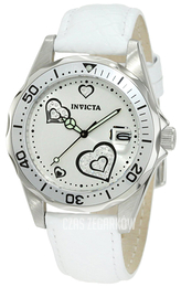 Invicta Pro Diver Srebrny/Skóra Ø38 mm 12401