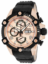 Invicta Reserve Różowe złoto/Skóra Ø48 mm 12502