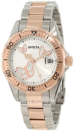 Invicta Angel Srebrny/Stal w kolorze różowego złota Ø38 mm 12504