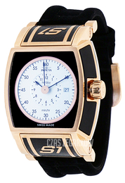 Invicta S1 Rally Srebrny/Guma Ø48 mm 12597