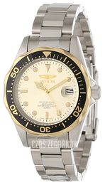Invicta Pro Diver Szampański/Stal Ø38 mm 12808X
