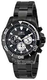 Invicta Pro Diver Czarny/Stal Ø45 mm 12919