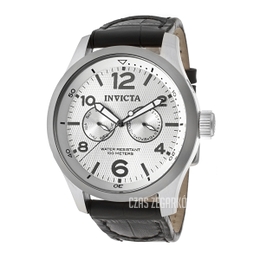 Invicta I-Force Srebrny/Skóra Ø48 mm 13009