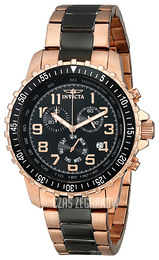 Invicta Specialty Czarny/Pozlacana Ø45 mm 1327