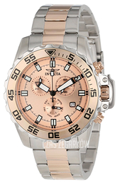 Invicta Pro Diver Różowe złoto/Stal w kolorze różowego złota Ø45 mm 13627