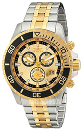 Invicta Pro Diver Żółte złoto/Stal w odcieniu złota Ø45 mm 13650