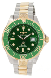 Invicta Pro Diver Zielony/Stal w odcieniu złota Ø47 mm 13928