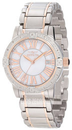 Invicta Angel Biały/Stal w kolorze różowego złota Ø36 mm 13958
