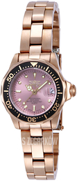 Invicta Pro Diver Różowy/Stal w kolorze różowego złota Ø24.5 mm 14100