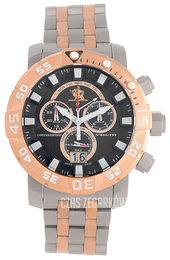 Invicta Sea Czarny/Stal w kolorze różowego złota Ø53 mm 14261