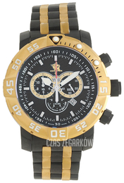 Invicta Sea Czarny/Stal w odcieniu złota Ø53 mm 14287