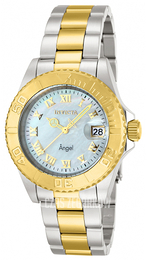 Invicta Angel Niebieski/Stal w odcieniu złota Ø40 mm 14364
