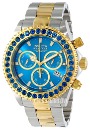 Invicta Pro Diver Niebieski/Stal w odcieniu złota Ø47 mm 14448