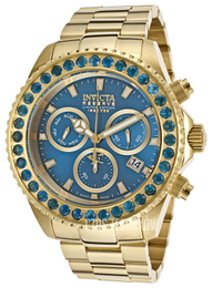 Invicta Pro Diver Niebieski/Stal w odcieniu złota Ø47 mm 14449